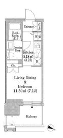 六本木グランドタワーレジデンス 204 間取り図