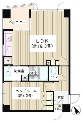 日向坂ハウス 3階 間取り図