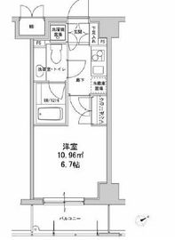 パークプリエ神楽坂 1階 間取り図