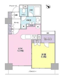 LaSante五反田 1206 間取り図