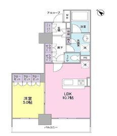 LaSante五反田 904 間取り図