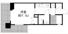 六本木グランドタワーレジデンス 513 間取り図