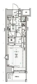 プレミアムキューブ日本橋浜町 2階 間取り図