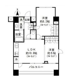 パークリュクス白金mono 10階 間取り図