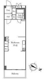 アクティ目黒駅前 1号棟 505 間取り図