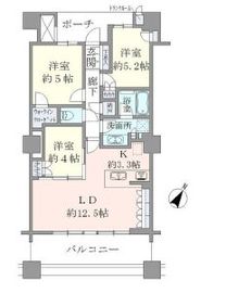 ブリリア有明シティタワー 28階 間取り図