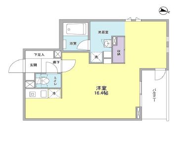 コスモリード目黒学芸大学ウエスト 304 間取り図