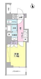 セルビシエ白金 402 間取り図