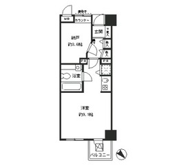 レジディア六本木檜町公園 209 間取り図