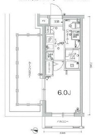 スカイコート渋谷北参道 4階 間取り図