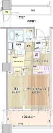 ブリリア有明スカイタワー 10階 間取り図