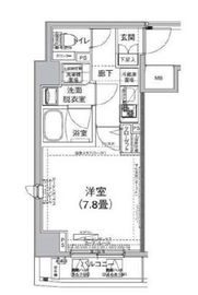 ルフレプレミアム芝公園 4階 間取り図