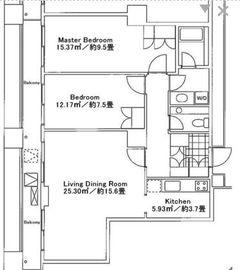 グランパークハイツ 2005 間取り図