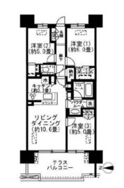 シティテラス品川イースト 13階 間取り図