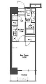 コンフォリア浅草松が谷 402 間取り図