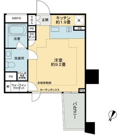 セルフィスタ渋谷 2階 間取り図