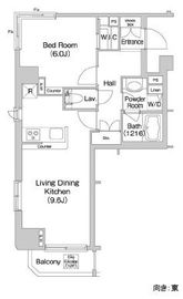 コンフォリア市谷柳町 1201 間取り図