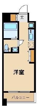 レジディア北品川 1006 間取り図
