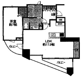 D'グランセ白金 11階 間取り図