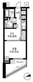 THE CONOE代官山 6階 間取り図