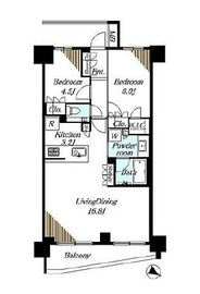 パークナード目黒カレン 7階 間取り図