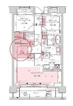 パークナード目黒カレン 8階 間取り図