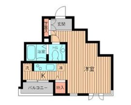 プロスペクト初台 102 間取り図