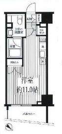 Ti-HIGASHIAZABU 805 間取り図