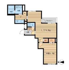 元麻布フォレストプラザ2 304 間取り図