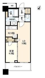 テラス渋谷美竹 9階 間取り図