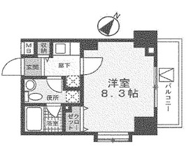 メルヴェーユ日本橋浜町 901 間取り図