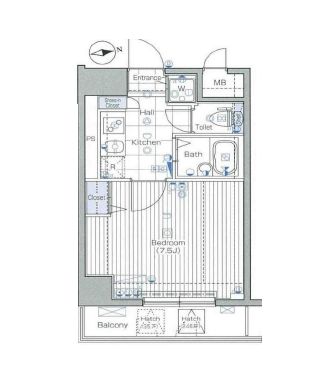 グランド・ガーラ三田 6階 間取り図