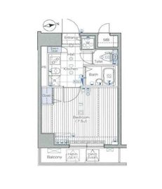グランド・ガーラ三田 6階 間取り図