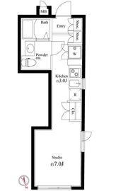 ラ・ペルラ千駄ヶ谷 301 間取り図