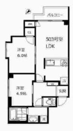 リエール若松町 503 間取り図