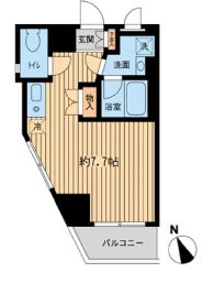 神楽坂フラッツ 801 間取り図