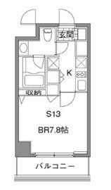 カスタリア中目黒 503 間取り図