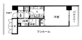 クリプトメリア目黒 310 間取り図