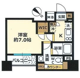 パークリュクス銀座mono 7階 間取り図