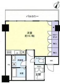 コープ野村一番町 1階 間取り図