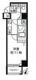 ガリシアヒルズ六本木 4階 間取り図