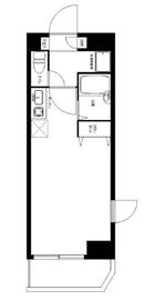 エスコート麻布十番 8階 間取り図