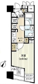 ブロードシティ東京 8階 間取り図