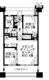 晴海テラス 7階 間取り図