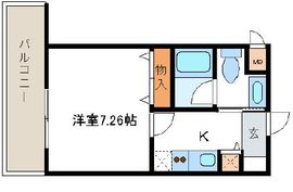 レジディア新川 205 間取り図