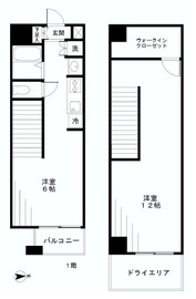 ヴィーダ・スカイコート品川 1階 間取り図