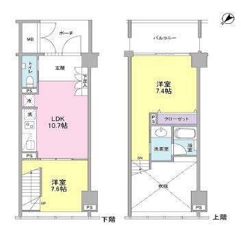ラフィーヌ銀座 1102 間取り図