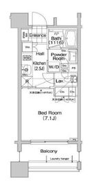 コンフォリア笹塚 1205 間取り図