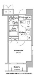 コンフォリア清澄白河サウス 505 間取り図