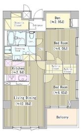 プラムコート東中野 101 間取り図